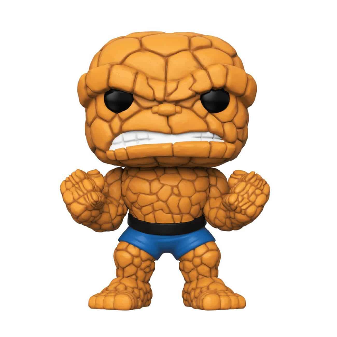 בובת פופ של הדמות the thing מהסרט ארבעת המופלאים בגודל עצום של 10 אינץ, תוסף נחמד לאוסף פופים שלך.