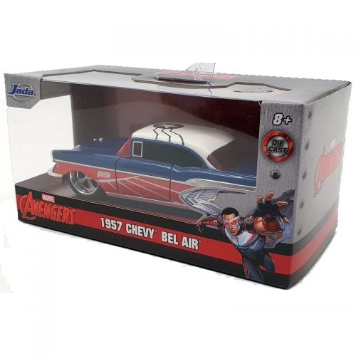 מכונית אספנים הנוקמים פאלקון Avengers 1957 Chevy Bel Air