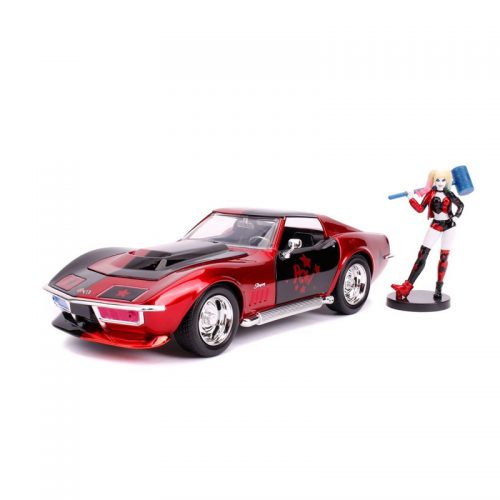 מכונית אספנים הארלי קווין עם דמות Harly Quinn
