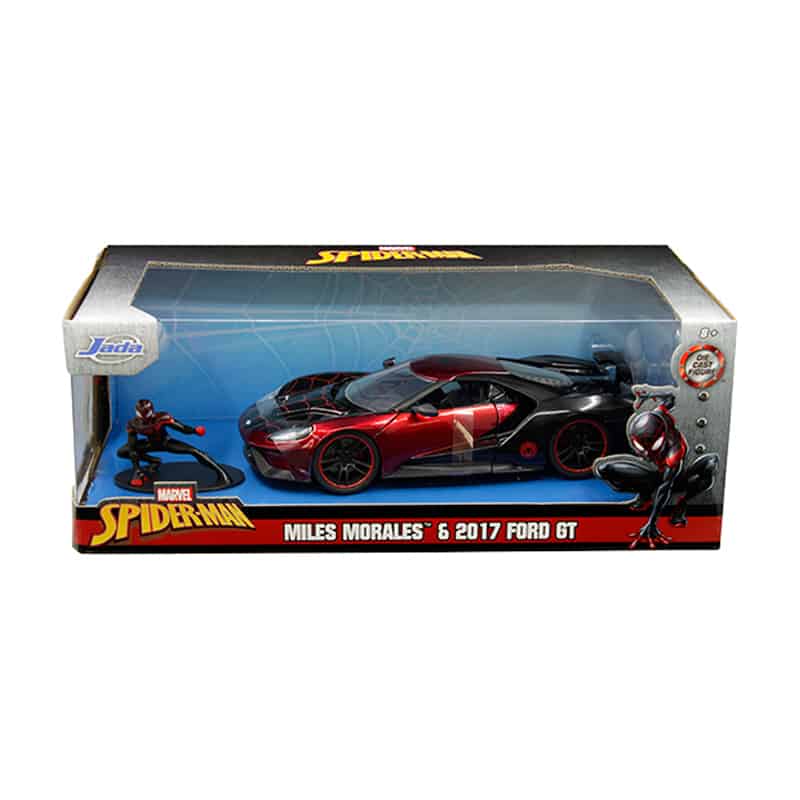 מכונית אספנים ספיידרמן עם דמות Spider-Man Miles Morales – תמונה 2