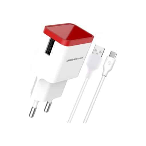 מטען QUICK CHARGER וכבל Type C מבית SILVER LINE