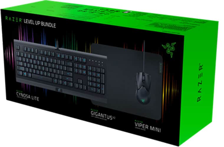 באנדל מקלדת עכבר ופד רייזר