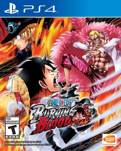ספריית החלפה סוני 4 - ONE PIECE BURNING BLOOD PS4
