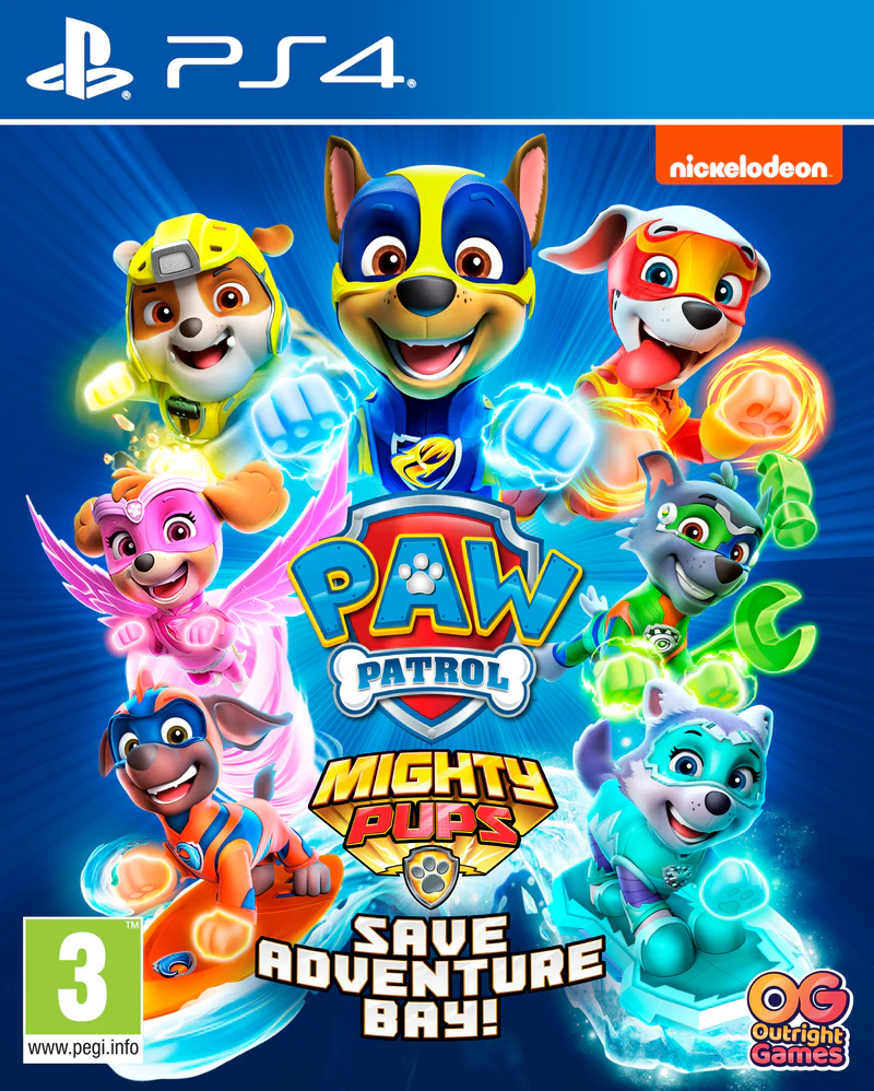 ספריית החלפה – Paw Patrol Mighty Pups Save Adventure Bay PS4